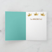 Funny Cat Big Birthday wünscht Karte (Innenseite)