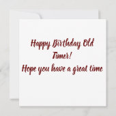 Funny Cat Birthday (Rückseite)