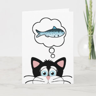 Funny Cat Birthday Card Karte