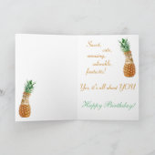 Funny Cat Birthday Card Karte (Innenseite)