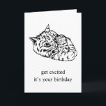 Funny Cat Birthday for Friend, Mama, Vater Karte<br><div class="desc">Funny Cat Birthday for Friend,  Mama,  Vater Card Printable Birthday Card,  Funny Cat Birthday for Friend,  Mama,  Vater,  Digital Download 12x18 Grußkarte</div>