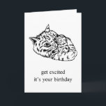 Funny Cat Birthday for Friend, Mama, Vater Karte<br><div class="desc">Funny Cat Birthday for Friend,  Mama,  Vater Card Printable Birthday Card,  Funny Cat Birthday for Friend,  Mama,  Vater,  Digital Download 12x18 Grußkarte</div>