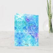 Funny Cat Birthday Gitarre geklappte Grußkarte Karte (Rückseite)