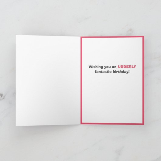 Funny Cat Birthday Karte (Innenseite)