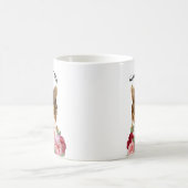 Funny Cat Blume Hello Beautiful Kaffeetasse (Mittel)