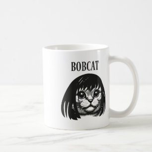 Funny Cat Bob Frisur Bobcat Humous Cats Cat L Kaffeetasse