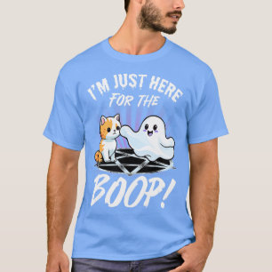 Funny Cat Boop Pub Ghost Men Kinder Frauen Hallowe T-Shirt