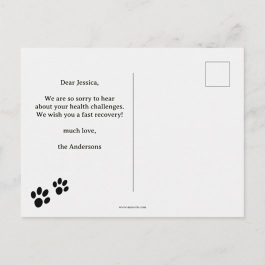 Funny Cat Booze Holen Sie sich bald gut Postcard Postkarte (Rückseite)