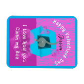 Funny Cat Box Valentine From Cat Magnet (Horizontal)