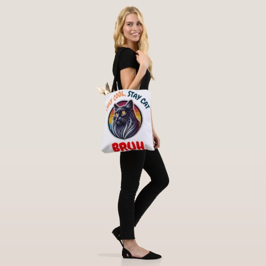 Funny Cat Bruh Cool Cat Vibes Bruh Tasche (Am Model)