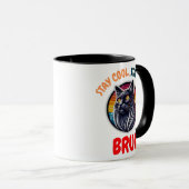 Funny Cat Bruh Cool Cat Vibes Bruh Tasse (VorderseiteRechts)