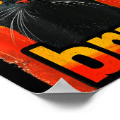 Funny Cat Bruh For Teens Boys Girls Men Women Meme Poster (Ecke)