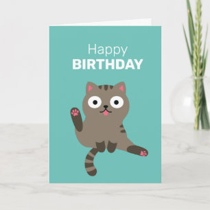 Funny Cat Card Karte