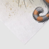 Funny Cat Cartoon Seidenpapier (Detail)