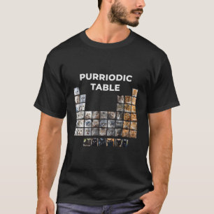 Funny Cat Chemistry Pun Periodic Table T-Shirt