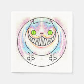 Funny Cat Cheshire Cat Party Paper Napkins Serviette (Vorderseite)
