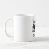 Funny Cat Chilling mit Niedlicher Sonnenbrille Kaffeetasse (Links)