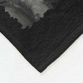 Funny Cat Christmas Bigfoot Alien Santa Snow Selfi Fleecedecke (Ecke)