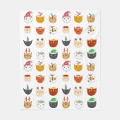Funny Cat Christmas Blanket Fleecedecke (Vorderseite)