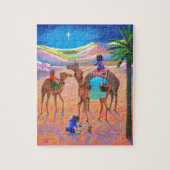 Funny Cat Christmas Camel Wise Men Creationarts Puzzle (Vertikal)