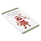 Funny Cat Christmas Cards Magnet (Rechte Seite)