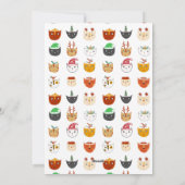 Funny Cat Christmas Feiertagskarte (Rückseite)