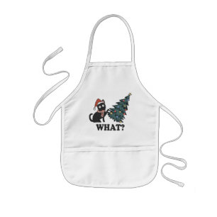 Funny Cat Christmas Kids Schürze