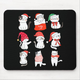 Funny Cat Christmas Niedlich Kitten für wen Lieben Mousepad