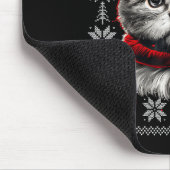 Funny Cat Christmas Shirts Men Women Cats Lover Ug Mousepad (Ecke)