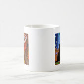 Funny Cat Christmas Tuxedo Kitten Maus Kaffeetasse (Mittel)