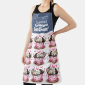 Funny Cat Coffee Lover All-over Print Schürze (InSitu)