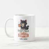 Funny Cat Coffee Lover Mug Kaffeetasse (Links)