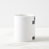 Funny Cat Coffee Mugs, Kätzst du mich? Kaffeetasse (Mittel)