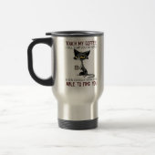 Funny Cat Coffee Tasse (Links)