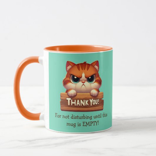 Funny Cat Coffee Tasse - individuell anpassbar (Links)