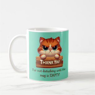 Funny Cat Coffee Tasse - individuell anpassbar