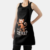 Funny Cat Coffee Wo ist mein Kaffee_ Unglaublich w Schürze (InSitu)