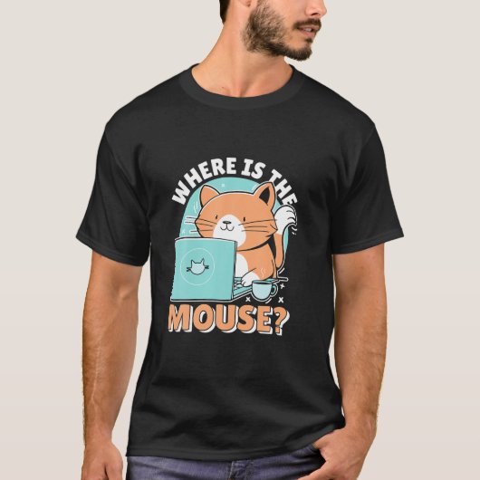 Funny Cat Computer Programmierer Software Engineer T-Shirt (Vorderseite)