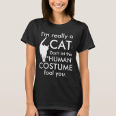 Funny Cat Costume, Halloween Women's T-Shirt (Vorderseite)