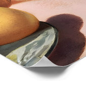 Funny Cat Country Club Art Print Quirky Feline Poster (Ecke)