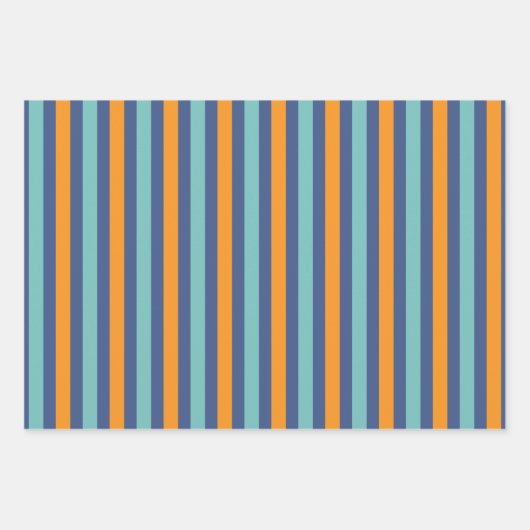 Funny Cat Couple Wrapping Paper Set 3 Geschenkpapier Set (Vorderseite 3)