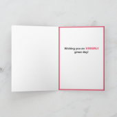 Funny Cat Cow Joke Birthday Karte (Innenseite)