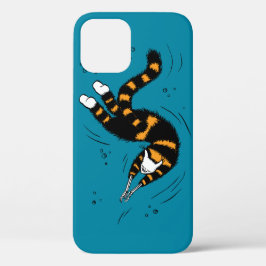 Funny Cat Creature Skeleton Hände Schwimmen Dunkel Case-Mate iPhone Hülle
