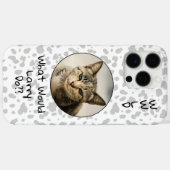 Funny Cat Custom Pet Foto Personalisiert Case-Mate iPhone Hülle (Rückseite (Horizontal))