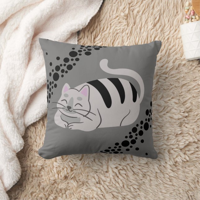 "Funny Cat Design" Drehkissen Kissen (Decke)