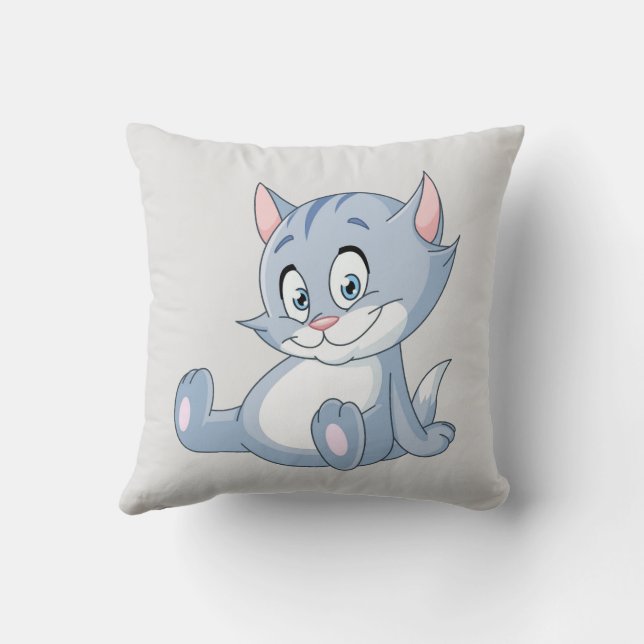"Funny Cat Design" Drehkissen Kissen (Rückseite)