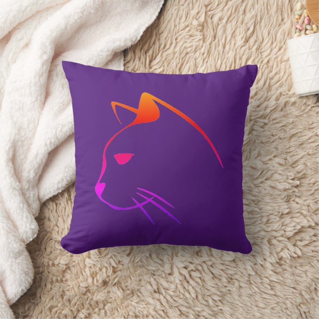 "Funny Cat Design" Drehkissen Kissen (Decke)