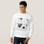 Funny Cat Design Sweatshirt (Vorne ganz)