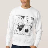 Funny Cat Design Sweatshirt (Vorderseite)