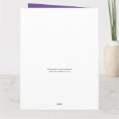 Funny Cat Design Wish für einen Purr-fect Geburtst Karte (Rückseite)